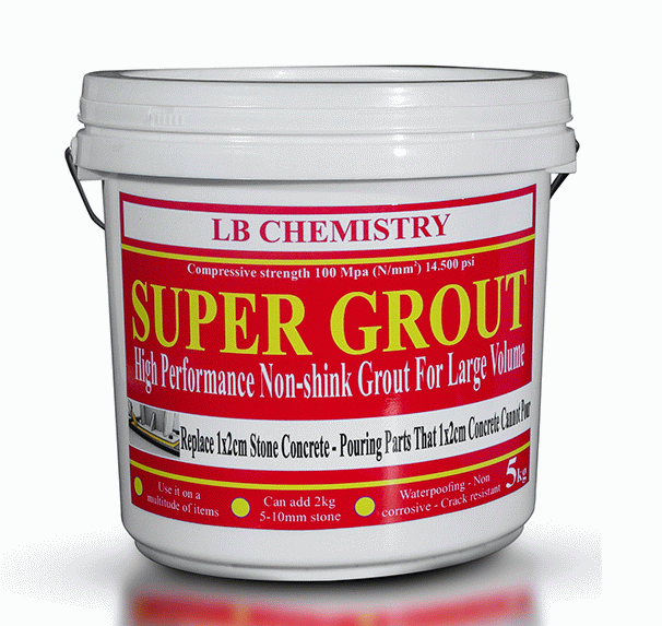 HIGH STRENGTH NON SHRINK GROUT SUPERGROUT